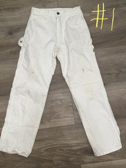 Dickies White Painter Pants 28x30