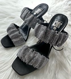 Juicy By Juicy Couture Womens Gweneth Slide Sandals Heels - Black - Size 7 & 10 available