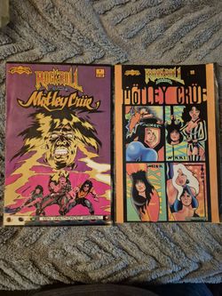 Motley Crue 100% unauthorized comic books