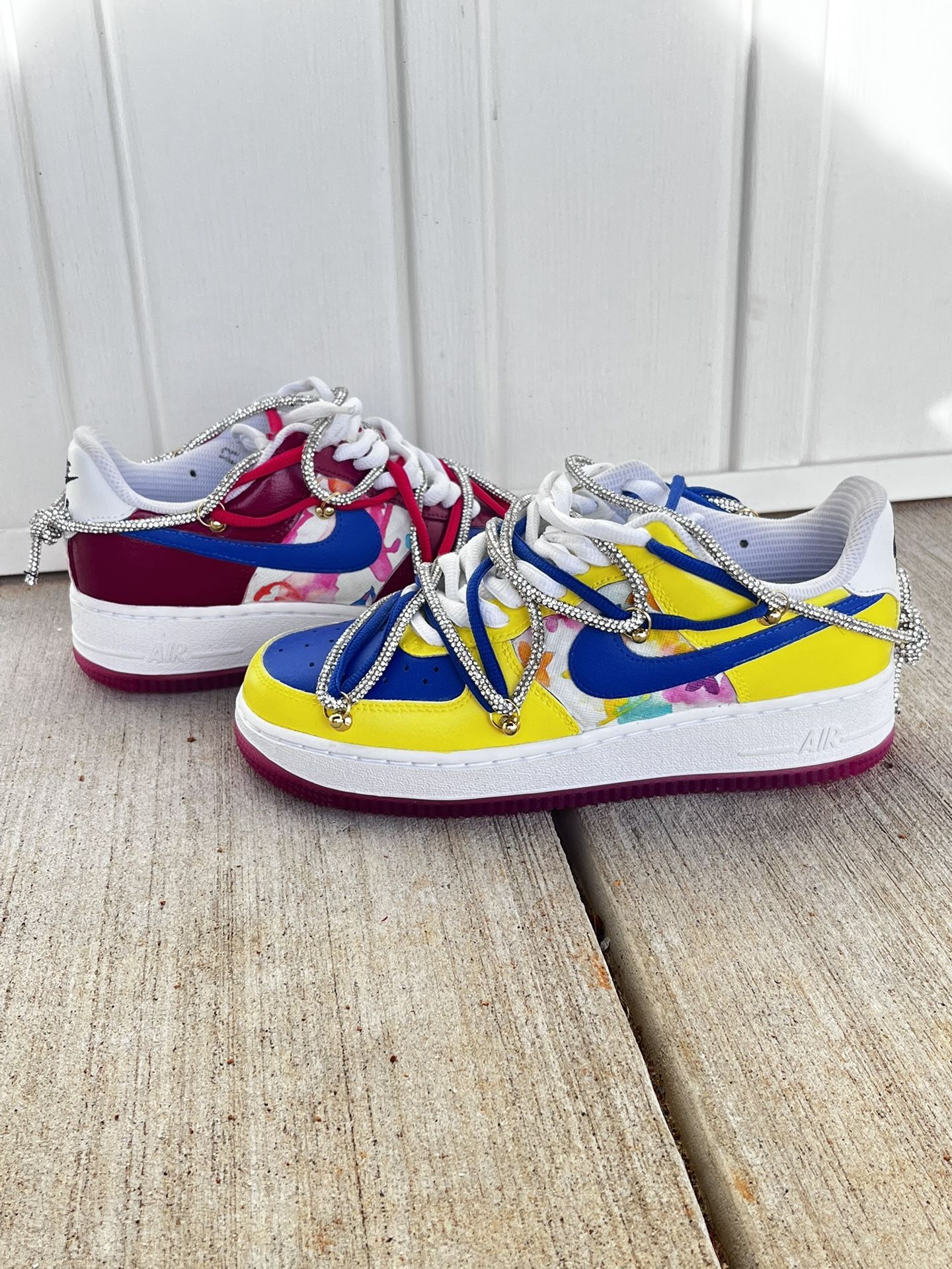 Custom Air Force Ones Floral