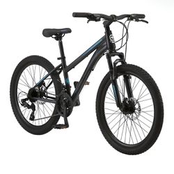 Schwinn Sidewinder Mountain Bike 24" Wheels, 21 Speed Black/Teal