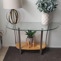 Modern Glass Console Table 