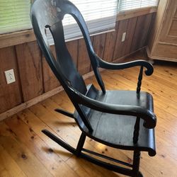 Black Rocking Chair