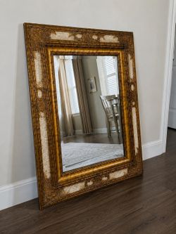 Luxury gold mirror