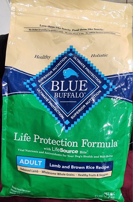 Blue Buffalo Life Protection Formula Adult Dry Dog Food, Lamb & Brown Rice, 5 lbs.