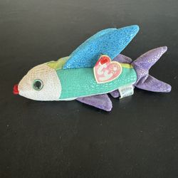 TY Beanie Baby Fly fish Named Propeller 