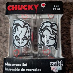 Chucky Shot Glass Set For Valentine's Day! $15OBO