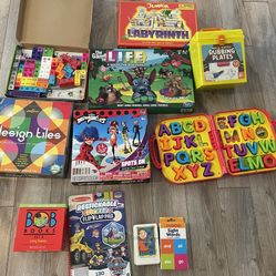 Kids Toys/games/book Bundle