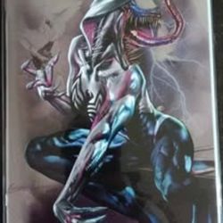 Marvel Comics-Spider-Gwen: The Ghost-Spider #4 Horn Virgin Cover (2024) Foil