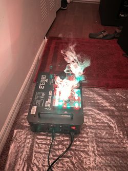 chauvet dj geyser rgb fog machine firm on price