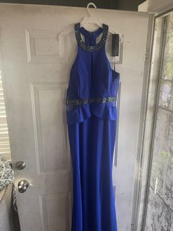 Beautiful Dress Royal Blue Size xL
