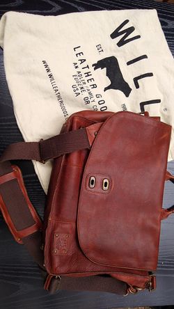 WILL "Kent" leather messenger bag