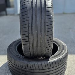 285 45 21 (2) (P7) MICHELIN PILOT SPORT 4 SUV  90% TREAD 