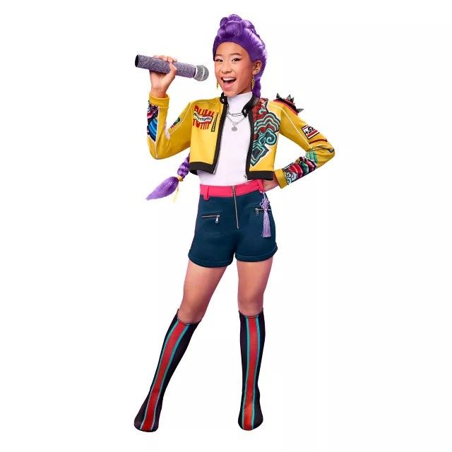 New! - Kids RUMI Costume - Slay The Stage In KPOP Style - Child Medium 8-10