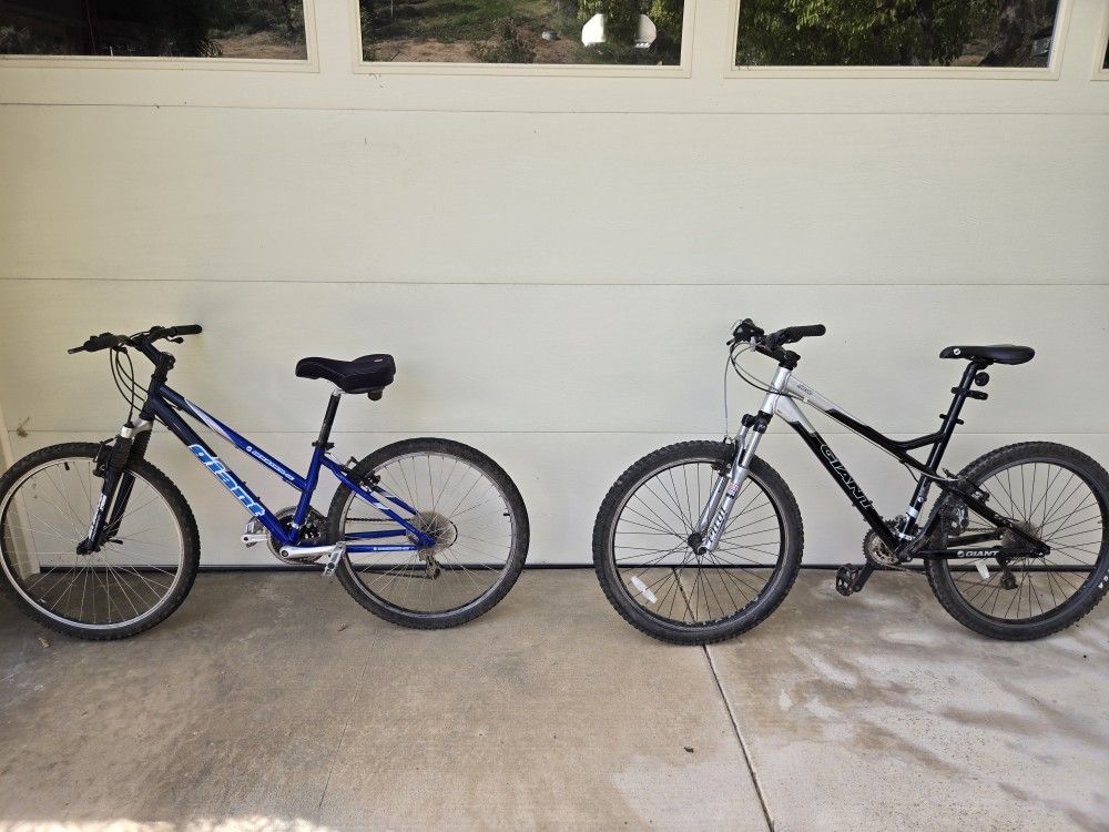 Giant Mtn Bikes Men's Rincon And Women's Boulder SE