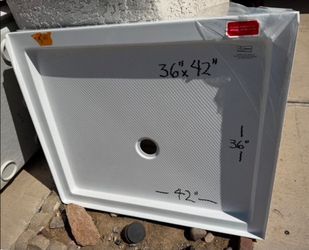 New 36x42 shower base