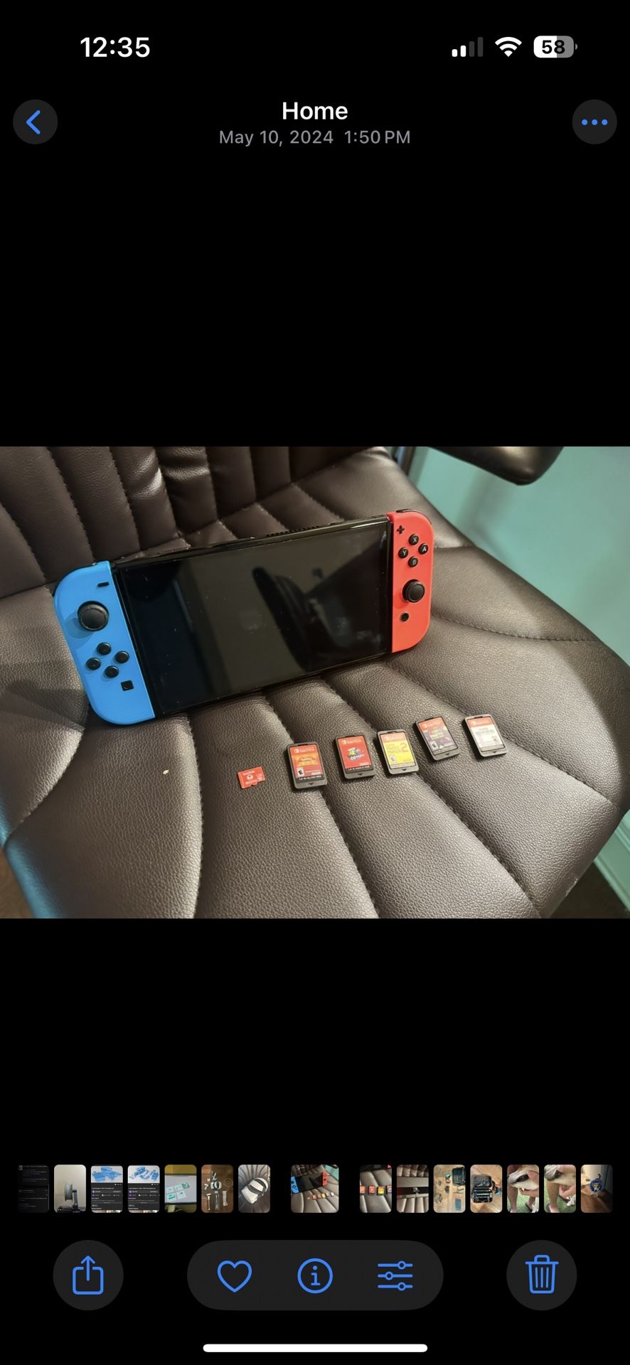 Switch OLED - No Games / Case Included