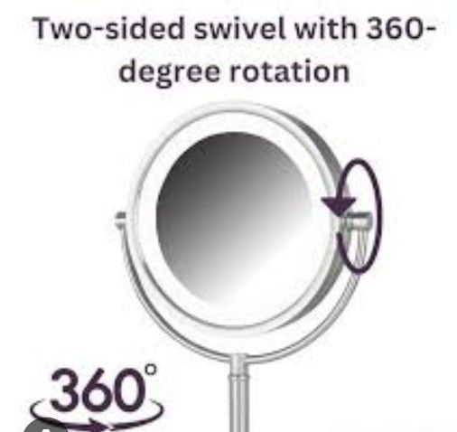 Conair LED Lighted Telescoping Vanity Mirror With Light(new)