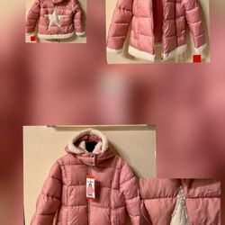 Sam Edelman Youth Girl's Puffer Jacket, Size M (10-12)