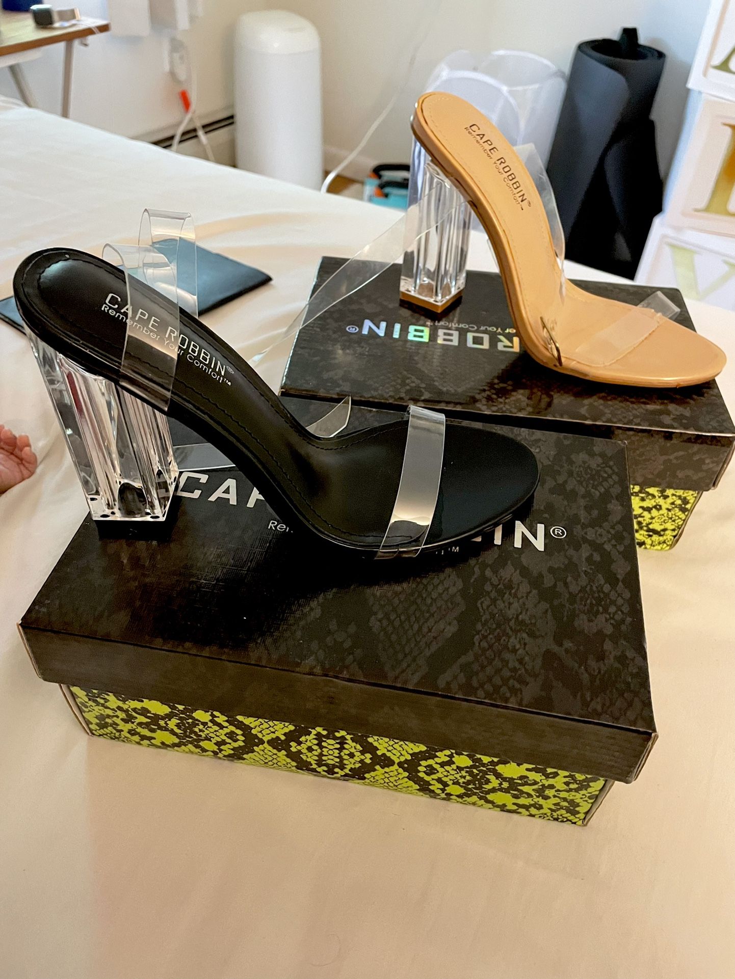 Clear Heels 