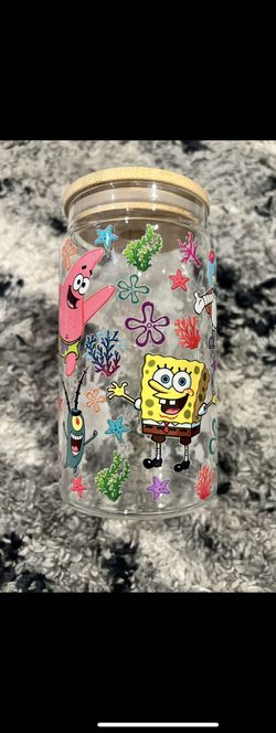 SpongeBob 16oz. Glass Cup