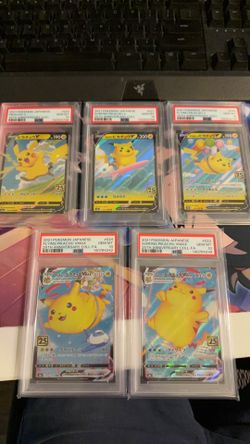 2021 POKEMON JAPANESE 25TH ANNIVERSARY COLLECTION  PIKACHU V Vmax PSA 10