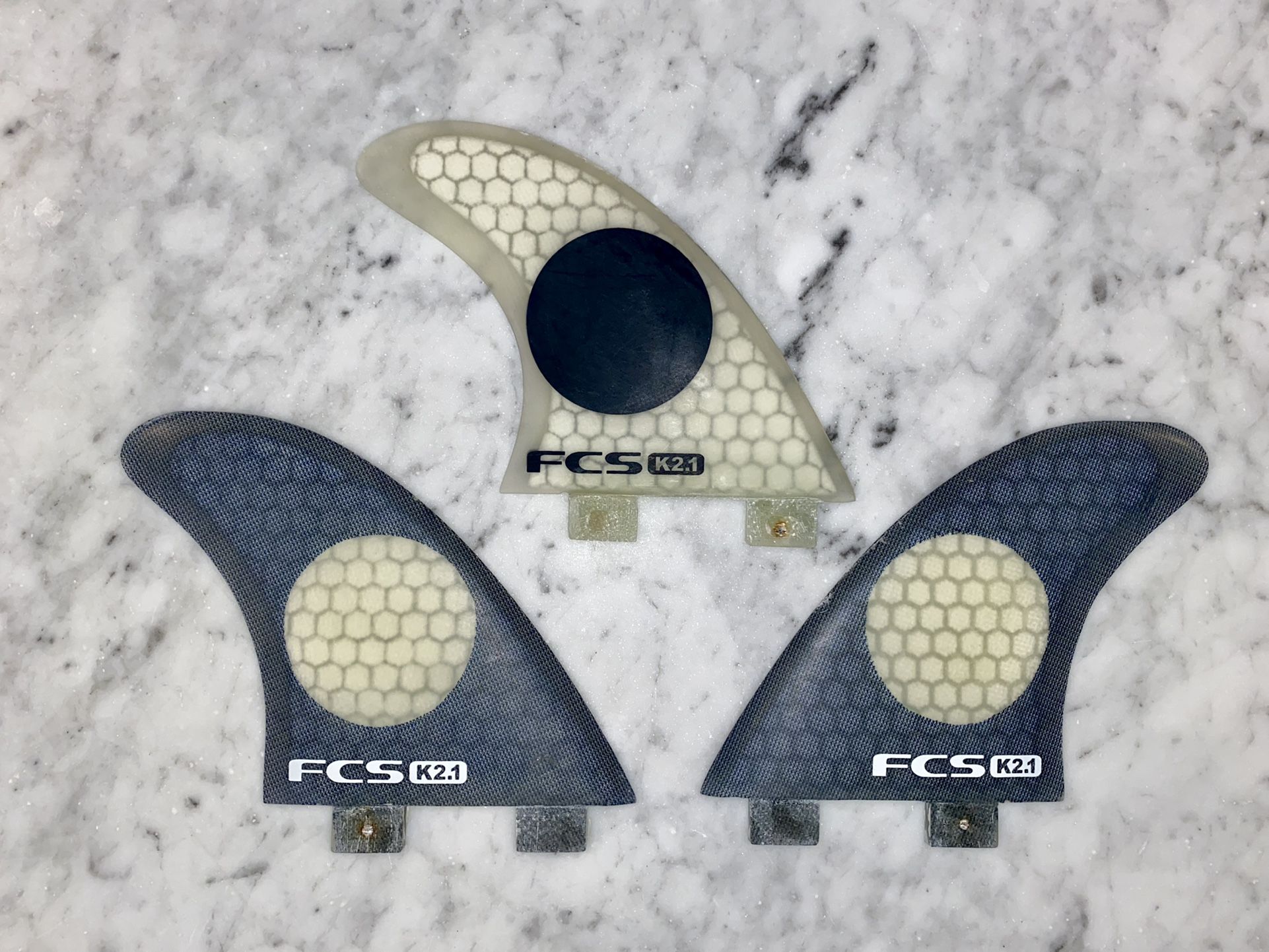 FCS Fins Kelly Slater K2.1 Thruster Set Surfboard