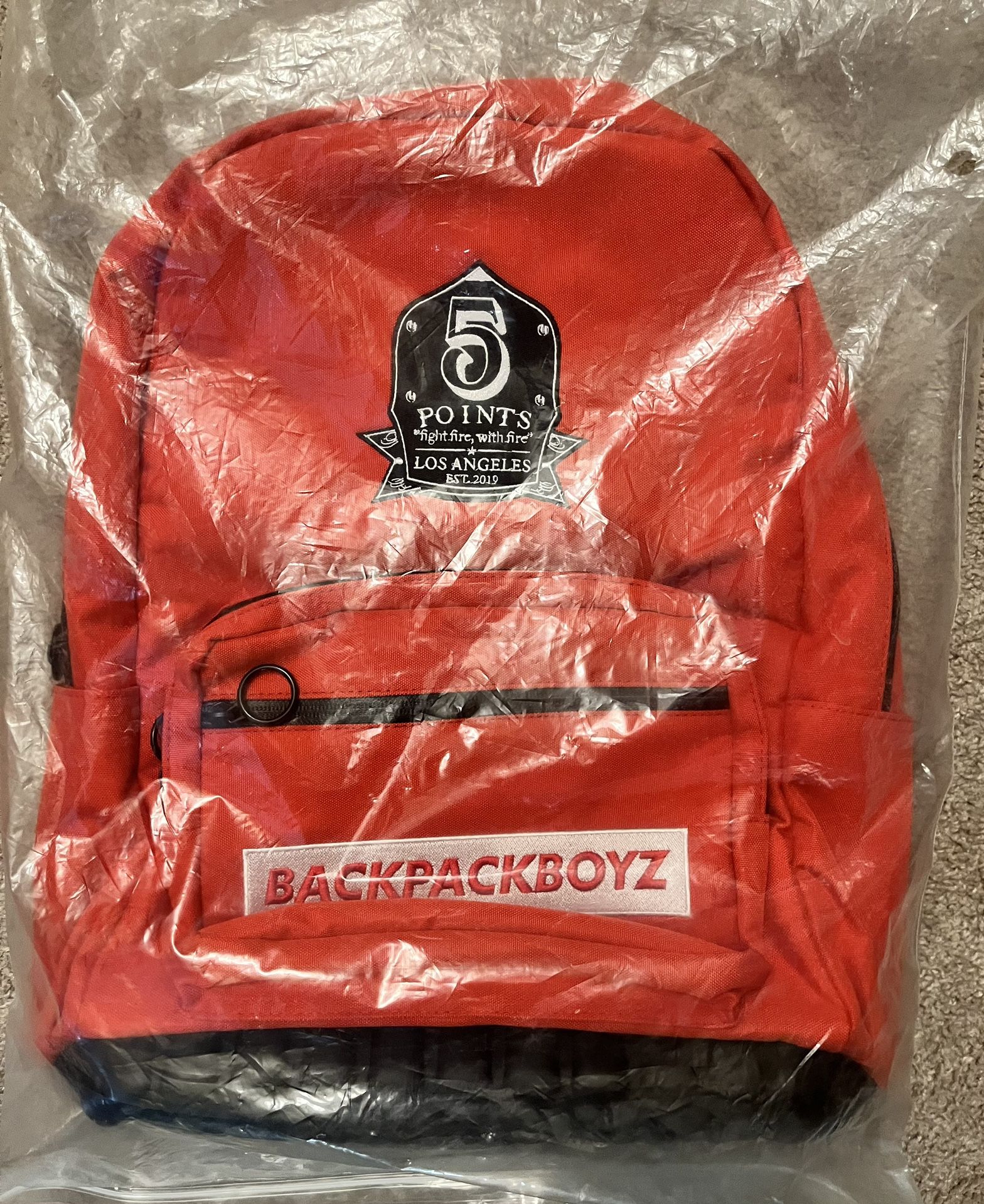 Official BackPack Boyz Red Backpack 