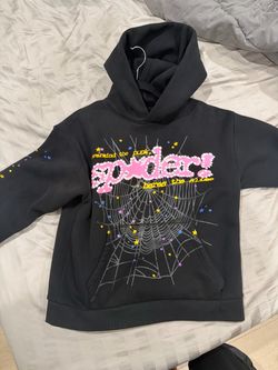 Sp5der Black Hoodie Sweatshirt