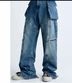 ZARA flared fit csrgo jeans