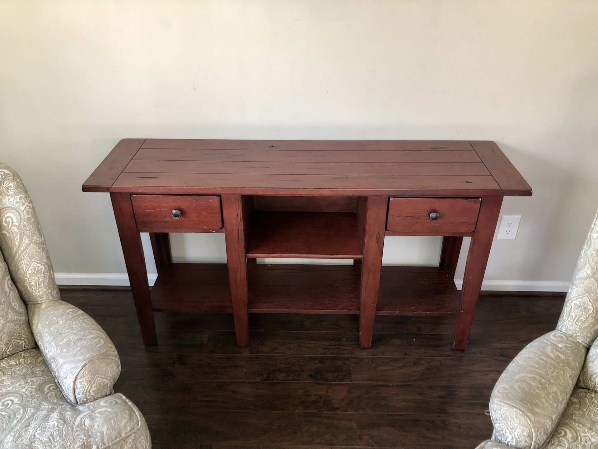 Solid Wood Broyhill Cherry Console Table for Sale in Matthews NC