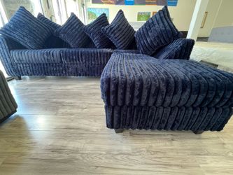 New ⭐️💙 Gorgeous Royal Blue Sofa Sectional - $0 Down Financing ⭐️, Flexible Payments Available