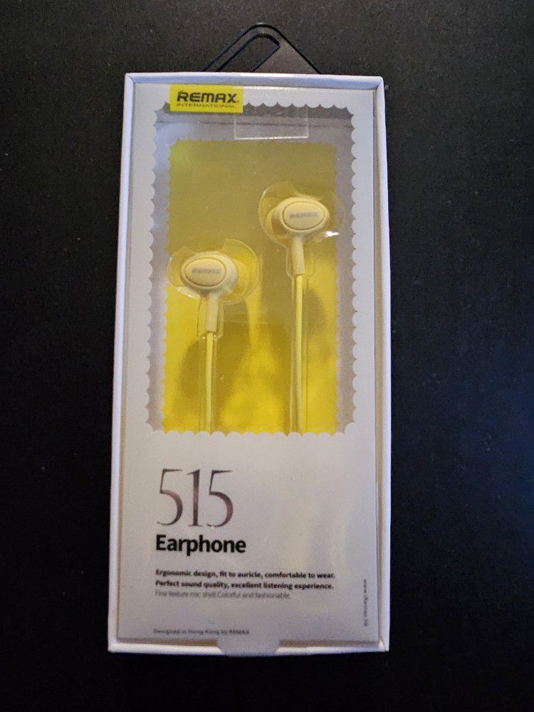 Yellow Wired Earphones