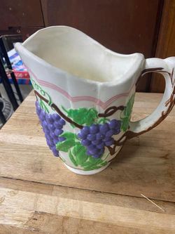 Vintage Grapevine pitcher Home decor