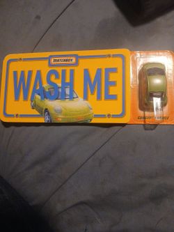 Matchbox Concept 1 Beetle "Wash Me" Set
