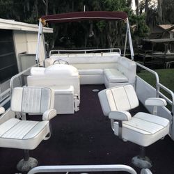 96-2017motor. Landau Pontoon