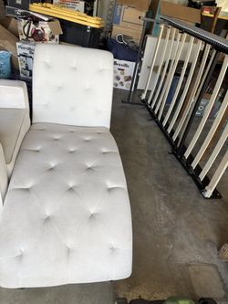 Cream Chaise