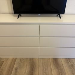 Gently used IKEA Storklinta 6 drawer dresser