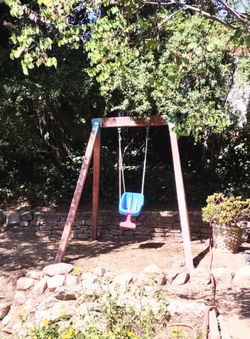 Heavy duty swing for toddlers !!! Made with 4x4 and 4x6 lumber !!