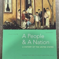 A People & A Nation A History Of The United States 
