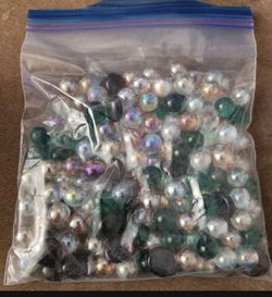 Bag of gems decor