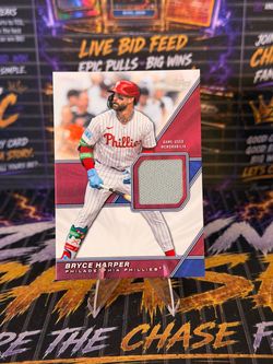 2026 Topps Bryce Harper Major League Material Memorabilia Game Used #MLM2-BH