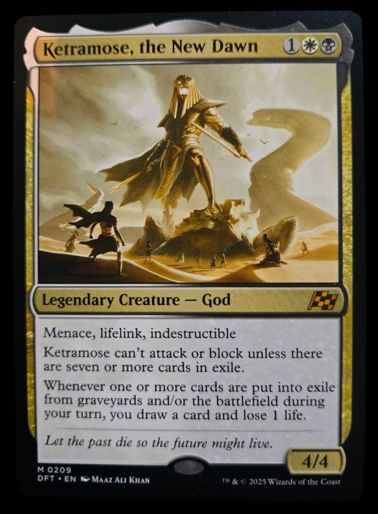 Magic the Gathering Aetherdrift Ketramose, the New Dawn