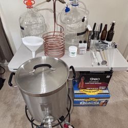 Home Brewing Beer Equipment: MegaPot, Burner, Carboys & More