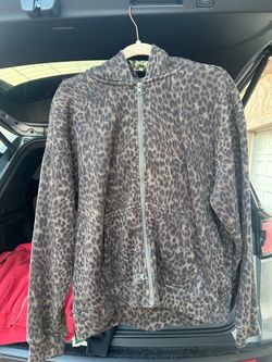 Hollister leopard print hoodie