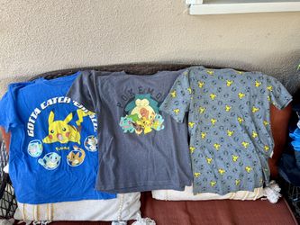 Boys Pokémon- Pikachu T-shirts Size 10/12