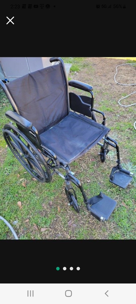 WHEEL CHAIR GOOD CONDITION. 125.00