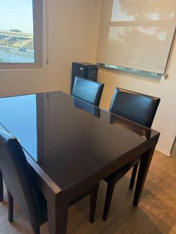 Brown table