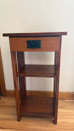 Mission telephone stand
