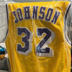 Auto Magic Johnson Jersey Autograph